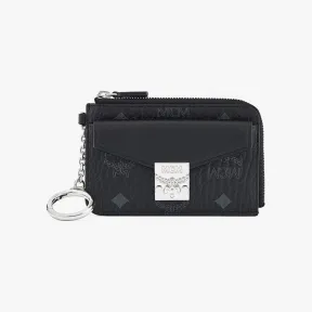 MCM Visetos 系列 Patricia 拉链卡片夹 MYABAPA01BK001