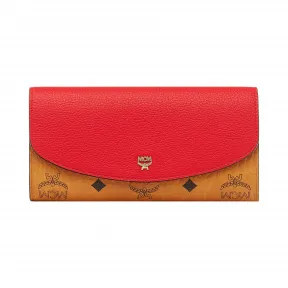 MCM Two Fold Wallet in Visetos Leather Block MYL8AVI13RU001