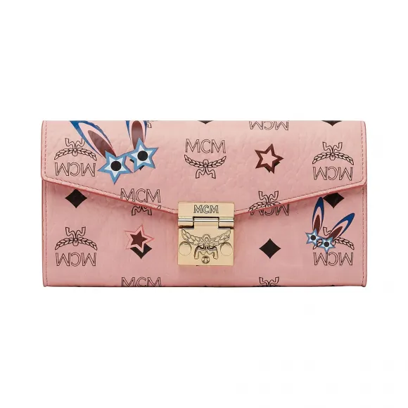 MCM 幻想兔 Visetos 两折链条钱包 MYL8SME69PZ001