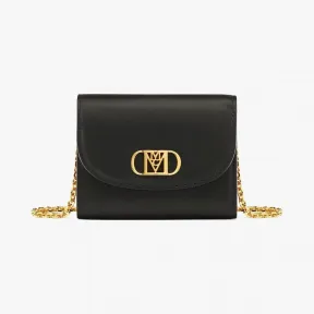 MCM Mode Mena Nappa皮革链带钱包 MYLCSLM01BK001
