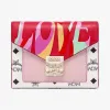 MCM Love Patricia Visetos拼皮三折式钱包 MYLCSUP02R4001