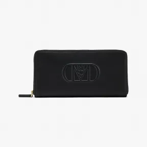 MCM 黑色  钱包 MYLDSLD03BK001