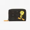 MCM Looney Tunes x MCM 联名款 Tweety Visetos拉链钱包 MYLDSTA07BK001
