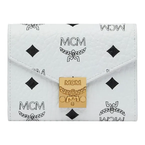 MCM PATRICIA VISETOS三折式钱包 MYS9SPA13WT001