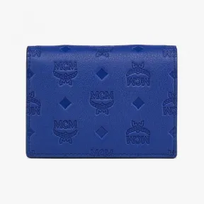 MCM Aren 压纹花押字皮革按扣钱包 MYSDSTA02L6001