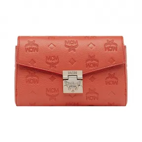 MCM 字母组合Millie翻盖式斜挎包 MYZ8AME11PW001