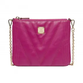 MCM Patricia Three Fold Wallet in Quilted Leather MYZ8APA14UK001