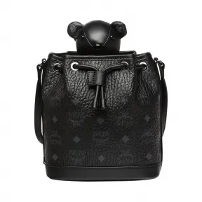 MCM MCM Zoo Bear Drawstring in Visetos MYZ8AXL47BK001
