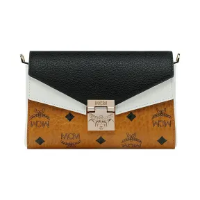 MCM MILLIE Visetos皮块翻盖斜挎包 MYZ9SME81CB001