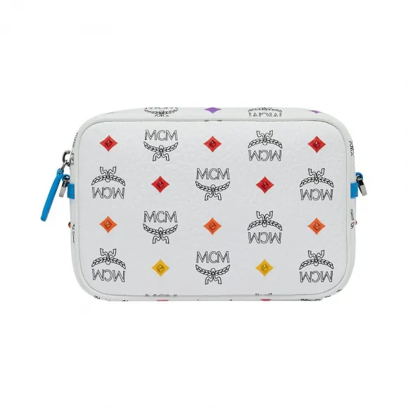 MCM Camera Bag in Skyoptic Stud Visetos MYZ9SSV51WA001
