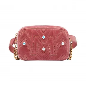 MCM Camera Bag in Velvet Crystal Studs MYZ9SVZ01QB001