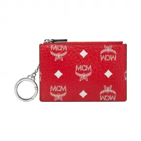 MCM Visetos白色标识钥匙包 MYZ9SWA09AV001