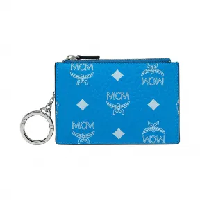 MCM Visetos白色标识钥匙包 MYZ9SWA09HI001