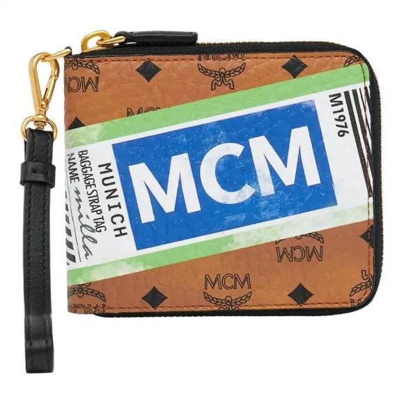 MCM 旅行印花拉链钱包 MZS9SVI95CO001