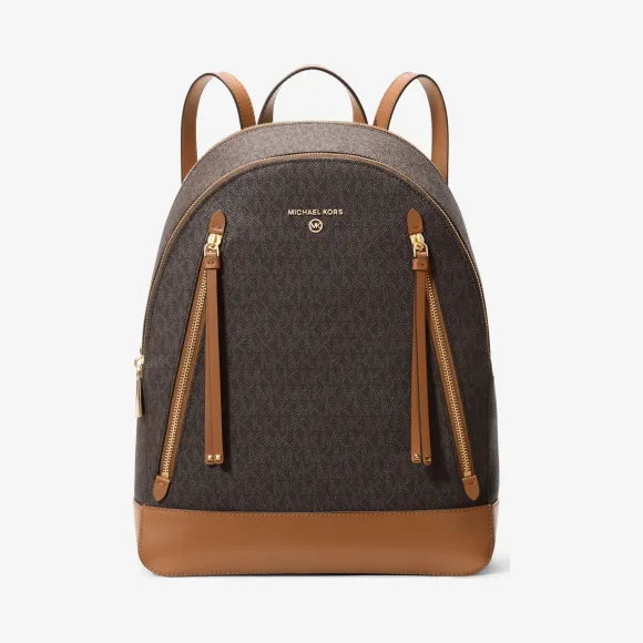 迈克高仕/Michael Kors Brooklyn 大号徽标双肩包 30H1GBNB7B-1335