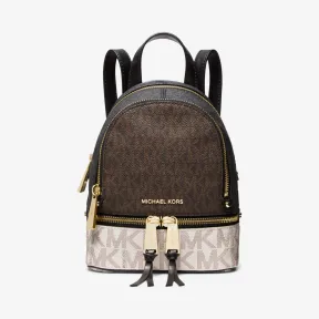 迈克高仕/Michael Kors Rhea 迷你拼色徽标双肩包 30S0GEZB0B-1276