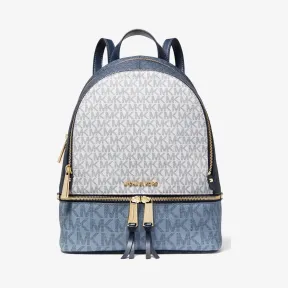 迈克高仕/Michael Kors Rhea 中号拼色徽标双肩包 30S0GEZB2V-0394