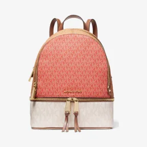 迈克高仕/Michael Kors Rhea 中号拼色徽标双肩包 30S0GEZB2V-2653