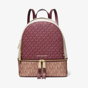 迈克高仕/Michael Kors Rhea 中号拼色徽标双肩包 30S0GEZB2V-2716