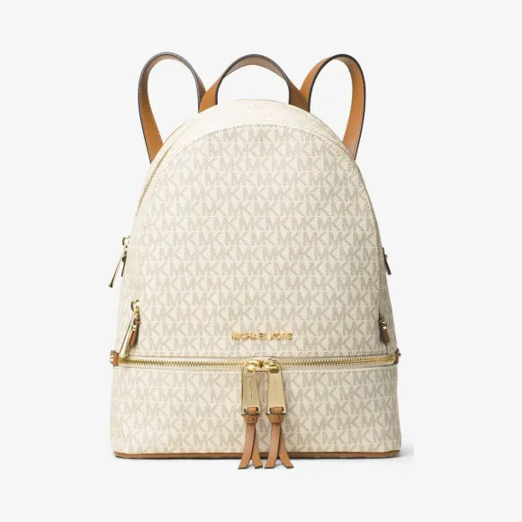 迈克高仕/Michael Kors Rhea 中号徽标双肩包 30S7GEZB1B-0150