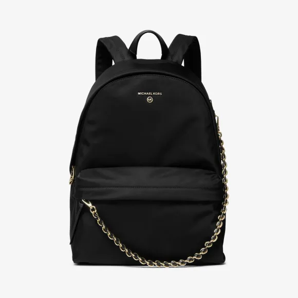 迈克高仕/Michael Kors Slater 大号尼龙华达呢双肩包 30T0L04B7C-0001