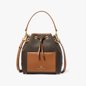 迈克高仕/Michael KorsMaeve 中号老花水桶包 30T2G5VM2B252