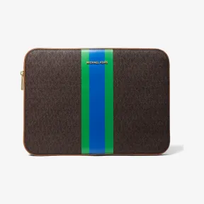 迈克高仕/Michael Kors Jet Set 徽标条纹 13 英寸笔记本电脑包 32F1GJ6N4U-0319
