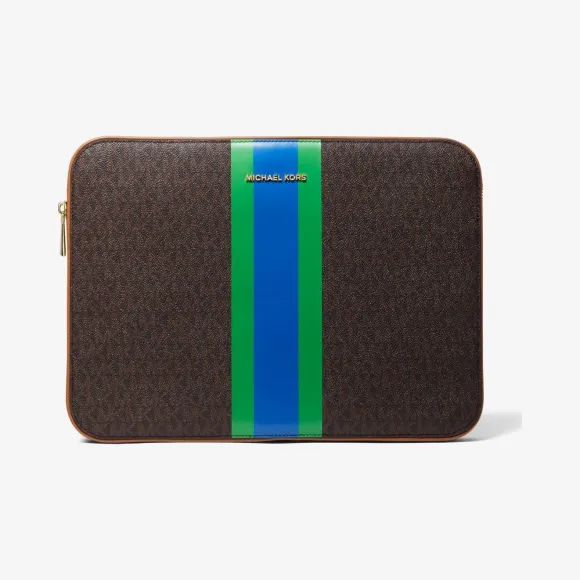 迈克高仕/Michael Kors Jet Set 徽标条纹 13 英寸笔记本电脑包 32F1GJ6N4U-0319