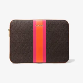 迈克高仕/Michael Kors Jet Set 徽标条纹 13 英寸笔记本电脑包 32F1GJ6N4U-1654