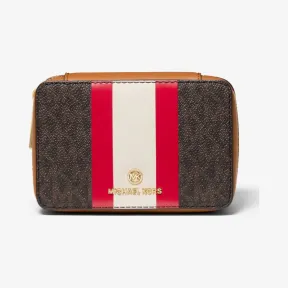 迈克高仕/Michael Kors 小号徽标条纹首饰盒 32F1GTMN5U-2610
