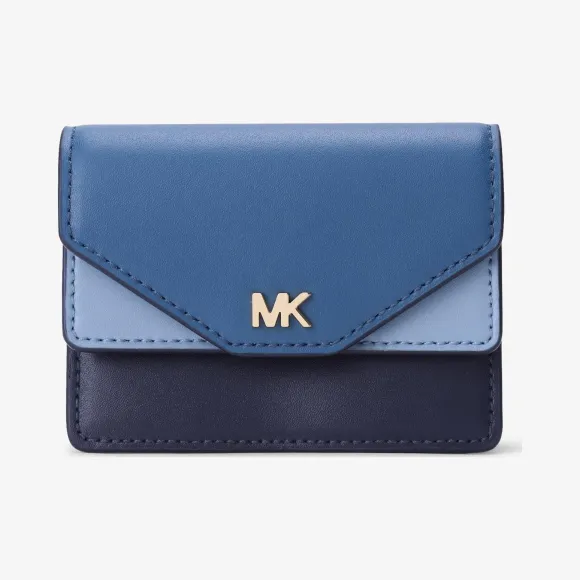 迈克高仕/Michael Kors 三色拼接皮质卡夹 32F8GF6D0T443
