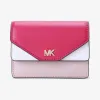 迈克高仕/Michael Kors 三色拼接皮质钱夹 32F8GF6D0T612