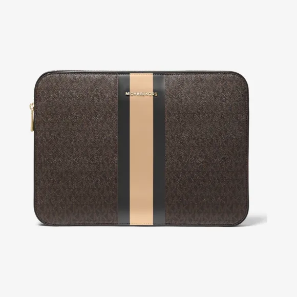 迈克高仕/Michael Kors Jet Set 徽标条纹 13 英寸笔记本电脑包 32H0GJ6T7B-3199