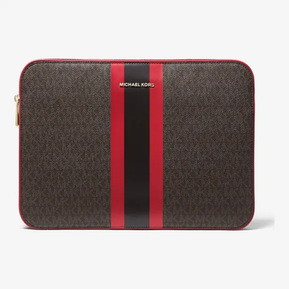 迈克高仕/Michael Kors JET SET 笔记本电脑包大号-MK 签名 32H0GJ6T7B1821