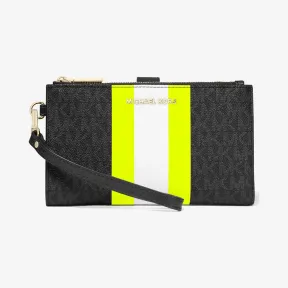 迈克高仕/Michael Kors Dblzp 拼色手腕包 32T9LFDW4B737