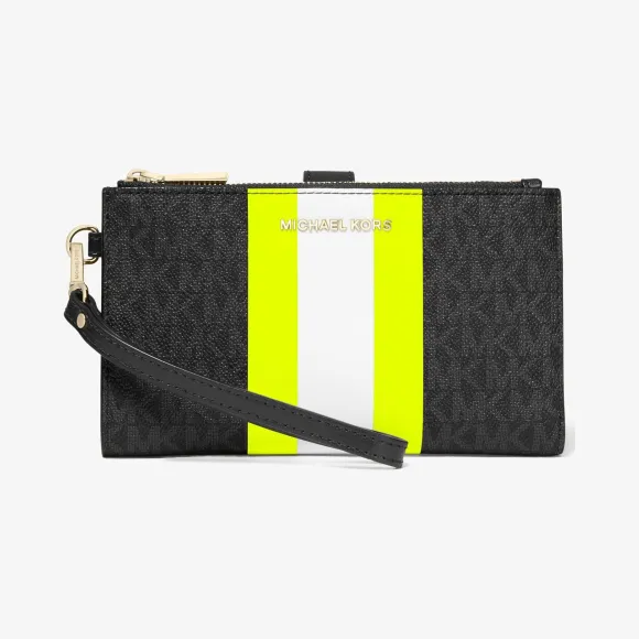 迈克高仕/Michael Kors Dblzp 拼色手腕包 32T9LFDW4B737