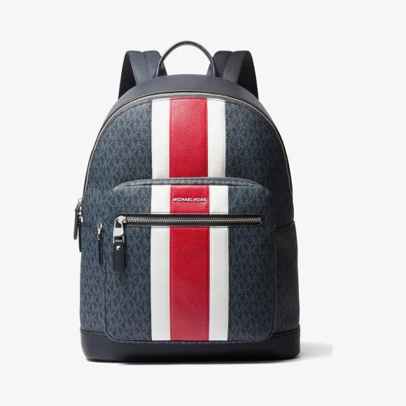 迈克高仕/Michael KorsHudson 老花拼色通勤双肩包 33F0LHDB2Z451