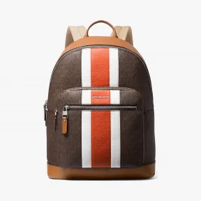 迈克高仕/Michael KorsHudson 老花拼色通勤双肩包 33F0LHDB2Z823