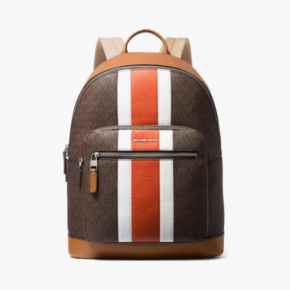 迈克高仕/Michael KorsHudson 老花拼色通勤双肩包 33F0LHDB2Z823