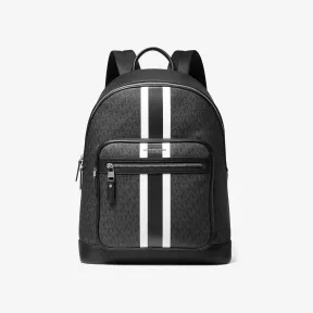 迈克高仕/Michael Kors Hudson 小号老花皮质双肩包 33F1LHDB8B001