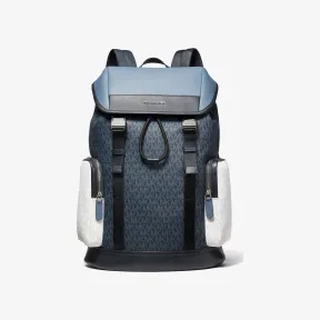 迈克高仕/Michael Kors Hudson 老花拼色双肩包 33U1LHDB6B138