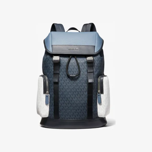 迈克高仕/Michael Kors Hudson 老花拼色双肩包 33U1LHDB6B138