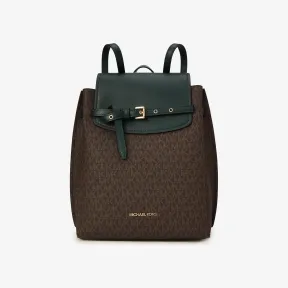 迈克高仕/Michael Kors Emilia 中号老花皮质双肩包 35F1GU5B2B305