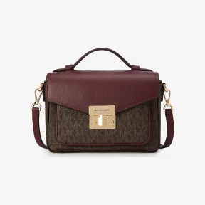 迈克高仕/Michael Kors Rose 小号老花斜跨信封包 35F1GXOM1B580