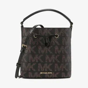 迈克高仕/Michael Kors  Suri 中号老花皮质水桶包 35H0GU2M8B987