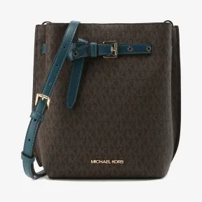 迈克高仕/Michael Kors  Emilia 小号老花水桶包 35H0GU5M5B930