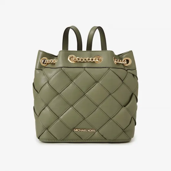 迈克高仕/Michael Kors Regina 小号皮质双肩包 35H1GU7B5U342