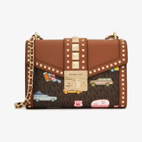 迈克高仕/Michael Kors  Rose 中号翻盖信封包 35S1G3DL2B212