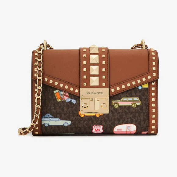 迈克高仕/Michael Kors  Rose 中号翻盖信封包 35S1G3DL2B212