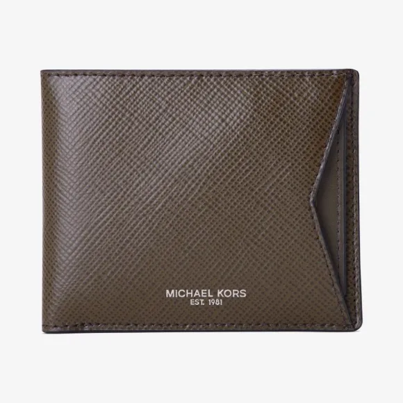 迈克高仕/Michael Kors Harrison 皮质名片卡夹 39F5LHRD7L333